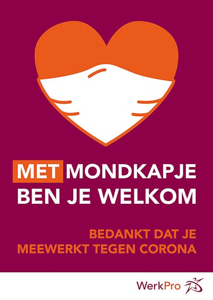 Met mondkapje ben je welkom