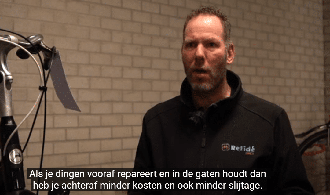Refidé voert fietscheck uit voor medewerkers Hanzehogeschool Groningen
