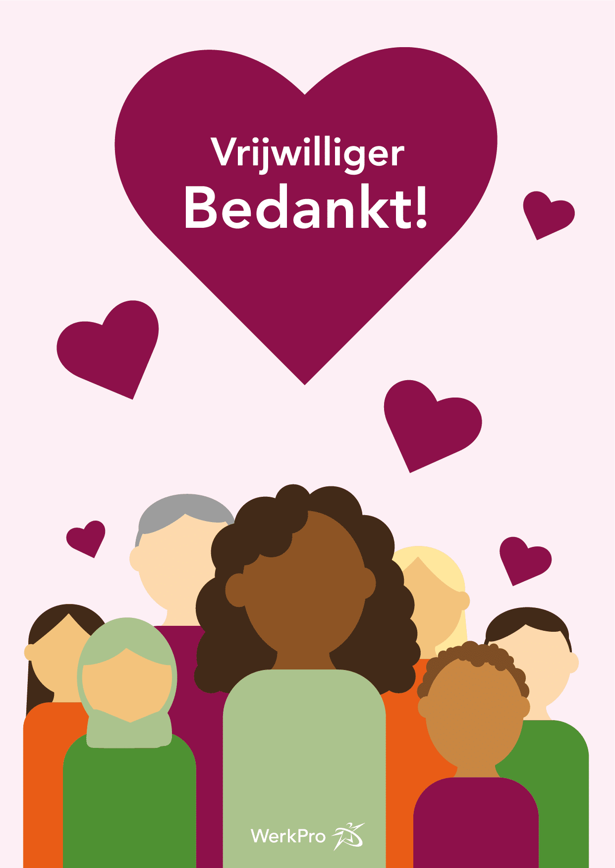 Vrijwilliger bedankt! kaartje (1)